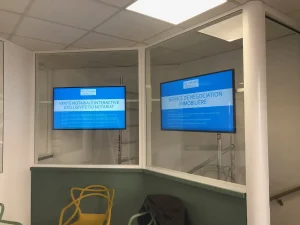 Ecrans intérieurs pour cabinet notarial